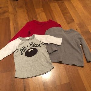 Three long sleeve 3T boy’s shirts